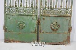 Old Doors In Wrought Iron At The End Of The 19th Century