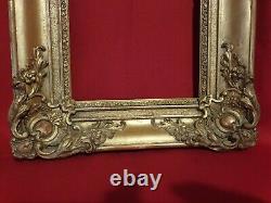 Old Frame Golden Era Xix, Louis Xv, Napoleon Iii, Beautiful Gilding