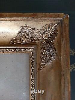 Old Frame To Applications. Epoque Restoration 19th Century
