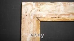 Old Gilded Stucco Wooden Frame, France, Restoration Period, 18th-Century Mounting