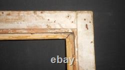 Old Gilded Stucco Wooden Frame, France, Restoration Period, 18th-Century Mounting
