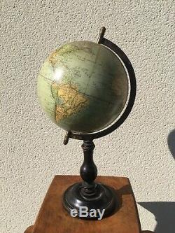 Old Globe Signed G. Thomas Period End XIX Paris Champs Elysees