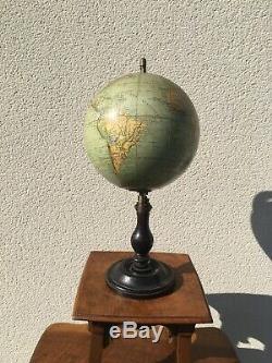 Old Globe Signed G. Thomas Period End XIX Paris Champs Elysees