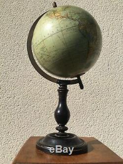 Old Globe Signed G. Thomas Period End XIX Paris Champs Elysees