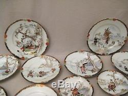 Old Japanese Porcelain Plates Xixth Century