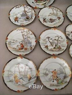 Old Japanese Porcelain Plates Xixth Century