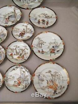 Old Japanese Porcelain Plates Xixth Century