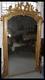 Old Louis Xv Style Mirror Gilt Wood Carved Epoque Nineteenth Deco Castle