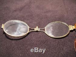 Old Spectacles Lorgnette Vermeil Era Nineteenth Century