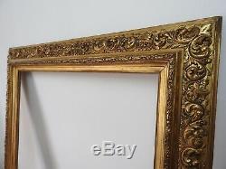 Old Wood Frame And Stucco Gilded Xixth Italian Style, Mounted Keys 2/2