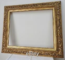 Old Wood Frame And Stucco Gilded Xixth Italian Style, Mounted Keys 2/2