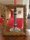 Old Wooden Frame Carved And Gilded Era Xix S Gilding With Gold Leaf