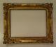 Old Xixth Century Gilded Wood Frame With Gold Leaf