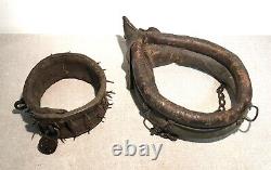 Old dog collars from the 18th or 19th century