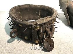 Old dog collars from the 18th or 19th century