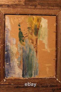 Old oil on cardboard after Adolphe Monticelli, 19th century period