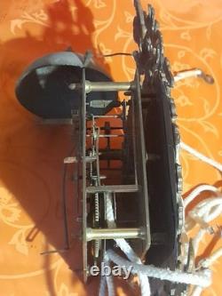 Old pendulum movement of a Comtoise clock with rooster from the 18th century dated 1788