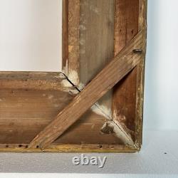 Old wooden frame, 19th century, Barbizon, frame size 40 x 33 cm