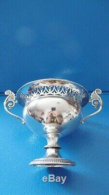 Openwork Wedding Cup In Sterling Silver Xixth Decor Pinstripe Scheffield