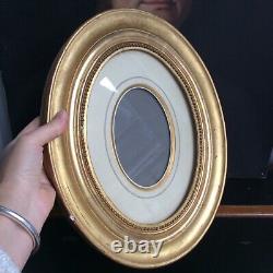 Oval Gilded Wooden Frame Late 19th Century (A)