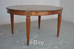 Oval Mahogany Table Scrapers On Time Sides Late Nineteenth
