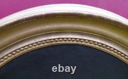 Oval Portrait of a Young Woman, Second Empire Era, Oil on Canvas, 19th Century