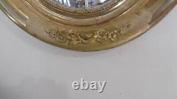 Oval Wooden Mirror Dore Napoleon III Decor De Roses Sculptees Epoque Xixeme