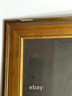 PASTEL PORTRAIT TABLEAU EARLY 19TH CENTURY SIGNED MOUTON 1829 DRAWING
