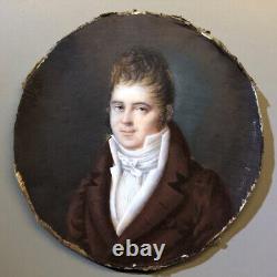 Painting, 19th Century Miniature of the Empire Period