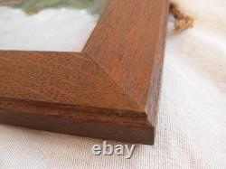 Painting, oil on wooden panel, signed, late 19th century or early 20th century