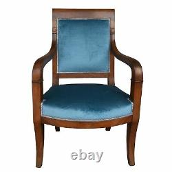 Pair Of 19th Century Walnut Restoration Armchairs