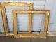 Pair Of Antique Frame Empire Period Gilded Wood, Xix Th