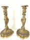Pair Of Candlesticks Candles Bronze Mercury, Nineteenth Time