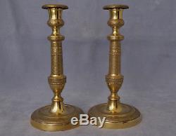 Pair Of Candlesticks Candlesticks Candlesticks Period 1st Empire Nineteenth