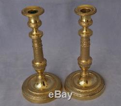 Pair Of Candlesticks Candlesticks Candlesticks Period 1st Empire Nineteenth