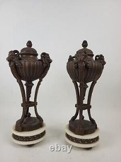 Pair Of Cassolettes Style Louis XVI 19th Century