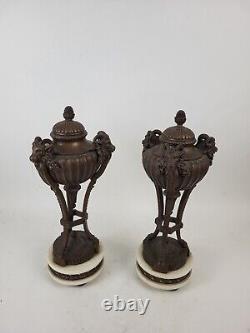 Pair Of Cassolettes Style Louis XVI 19th Century