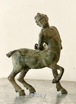 Pair Of Centaurs Furietti Bronze Patina In Ancient Times XIX