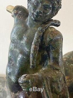 Pair Of Centaurs Furietti Bronze Patina In Ancient Times XIX