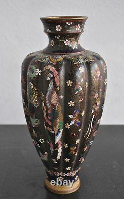 Pair Of Chinese Vase Cloisoned Era Xixth