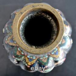 Pair Of Chinese Vase Cloisoned Era Xixth