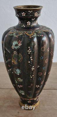 Pair Of Chinese Vase Cloisoned Era Xixth