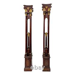 Pair Of Columns Of 19th Century Woodwork