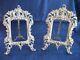 Pair Of Frames Rocaille In Bronze, Style Louis Xv, Era Xix