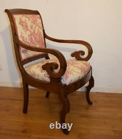 Pair Of Lacrosse Armchairs, Dining Period, 19th