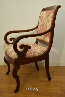 Pair Of Lacrosse Armchairs, Dining Period, 19th