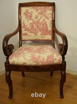 Pair Of Lacrosse Armchairs, Dining Period, 19th