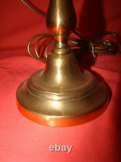 Pair Of Massive Brass Candlesticks 19th Century Equipped With Lamp Foot