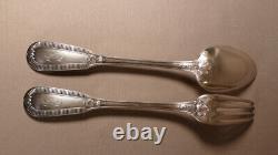 Pair Of Silver Cutlery Massif Style Empire Era Xixth