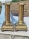 Pair Of Candlesticks Torches In The Financial Style 19th Century